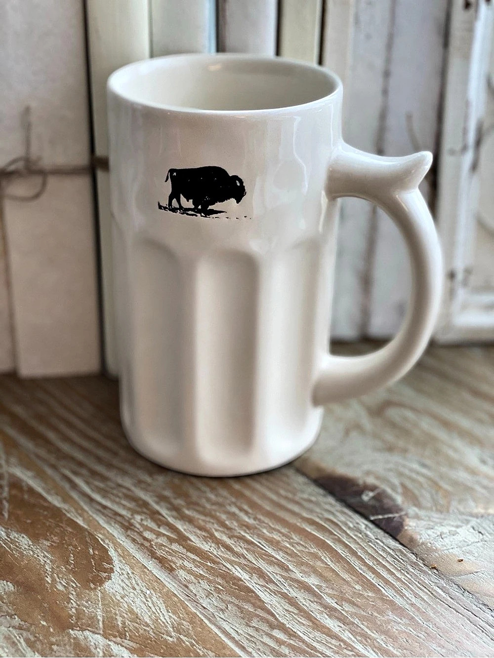 Rae Dunn White Mug